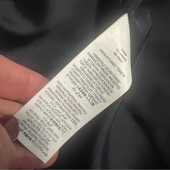 BODEN Double-Breasted Checked Coat Women’s Size 10 - Picture 10 of 16